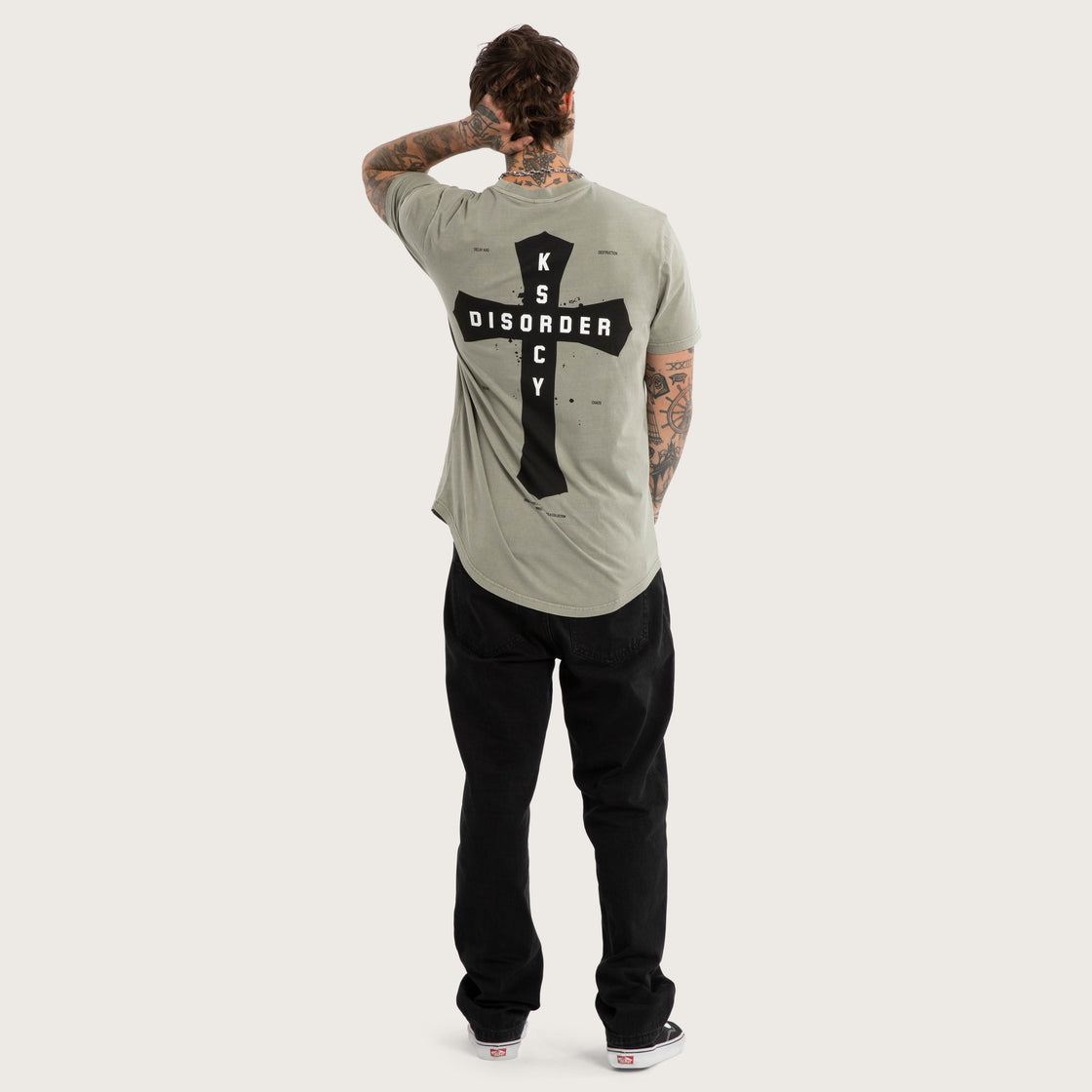 Kiss Chacey Hyped Dual Curved Tee - Pigment Shadow
