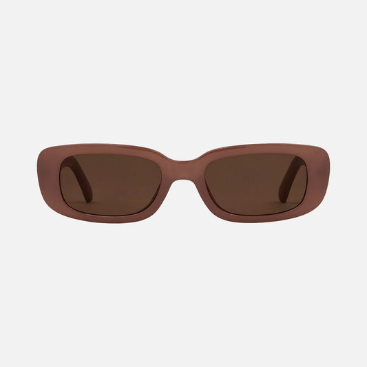 Carve Lizbeth Gloss Translucent Nude Frame with Brown Lens