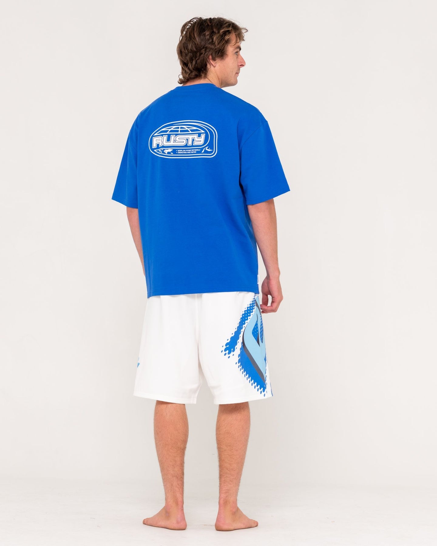 Rusty Outer There Heavy Tee - Royal Blue