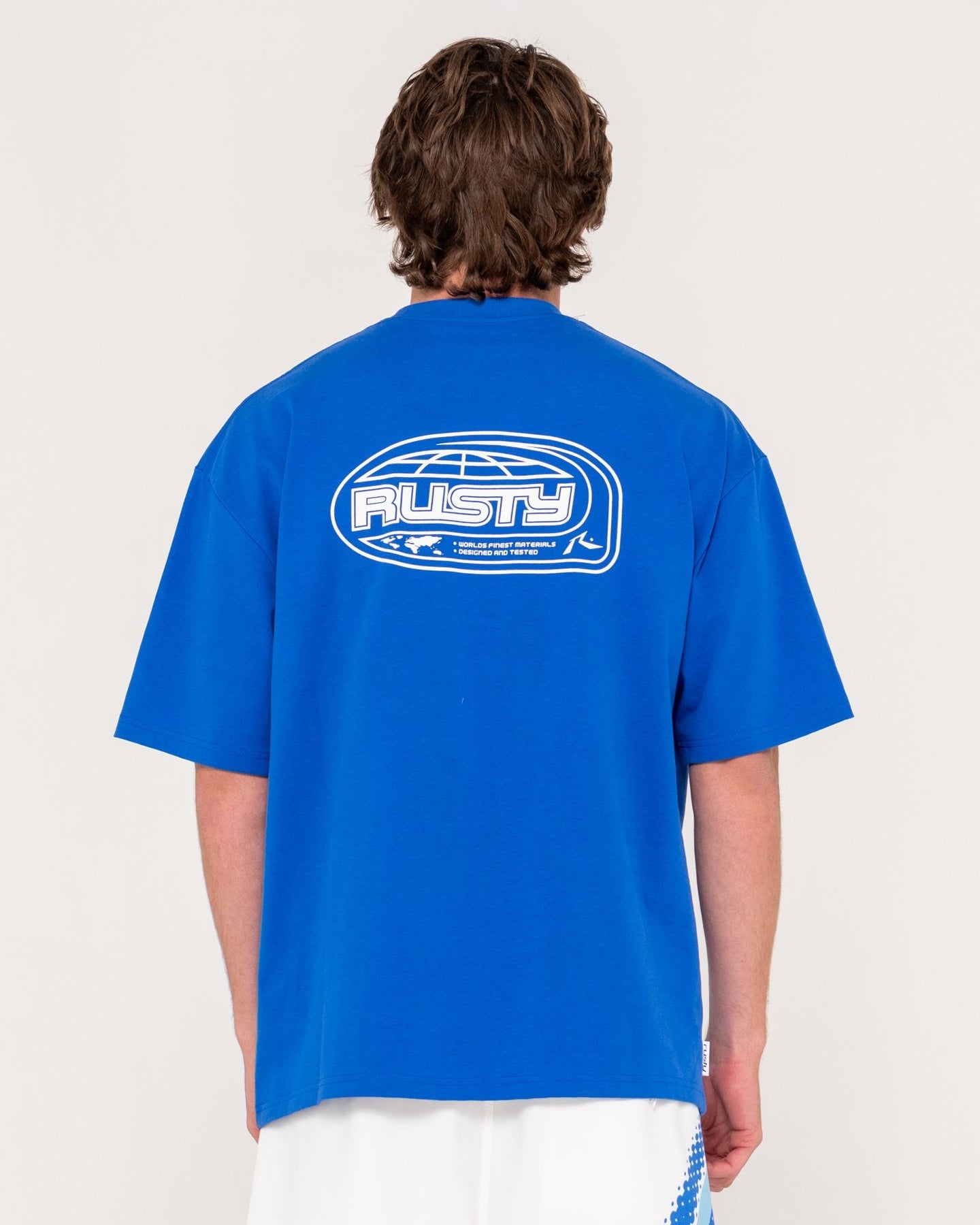 Rusty Outer There Heavy Tee - Royal Blue