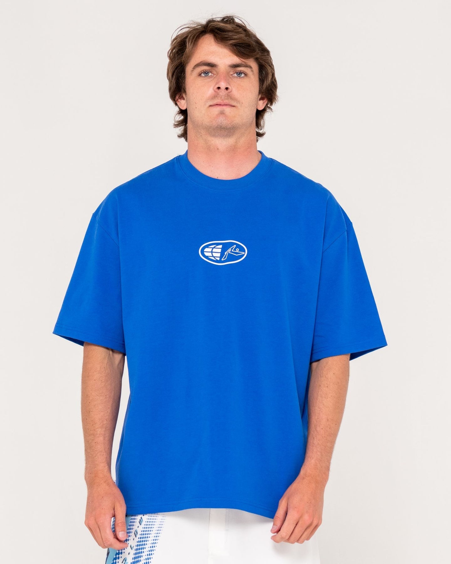 Rusty Outer There Heavy Tee - Royal Blue