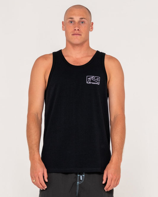 Rusty Boxed Out Tank - Black