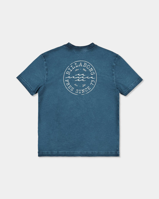 Billabong Boys Big Wave Daz Tee - Real Teal