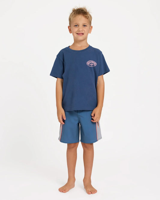 Billabong Groms Reverse Tee - Dark Denim