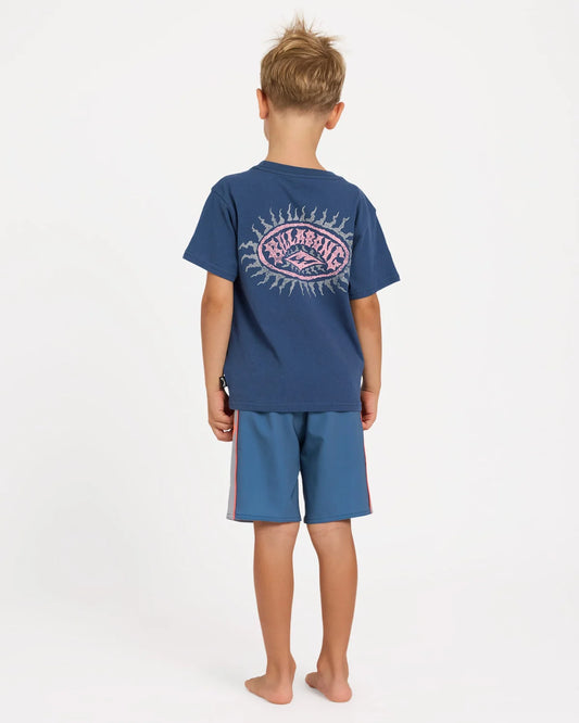 Billabong Groms Reverse Tee - Dark Denim