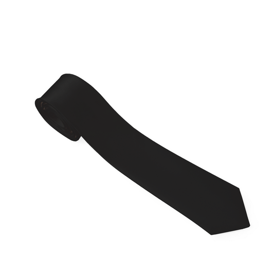 Varce Satin Tie - Black