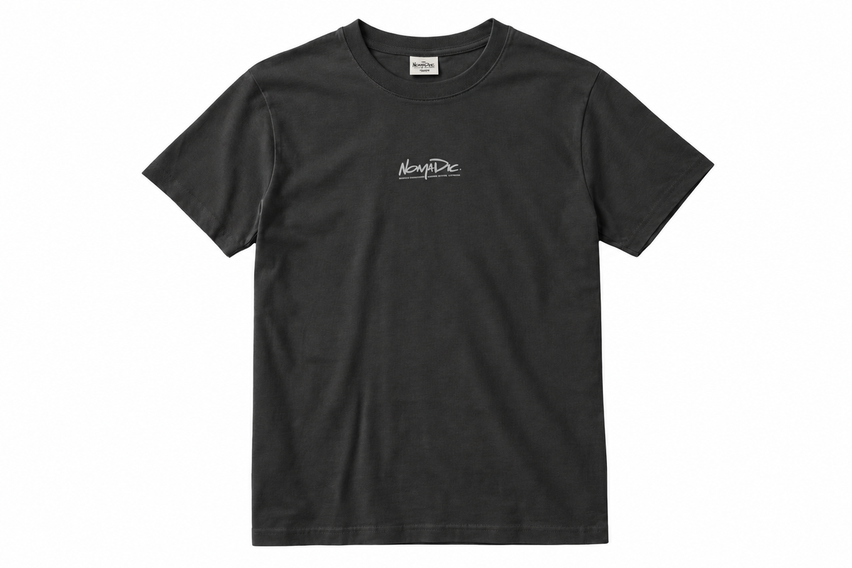 Nomadic Paradise Big Sur Tee - Anthracite Black