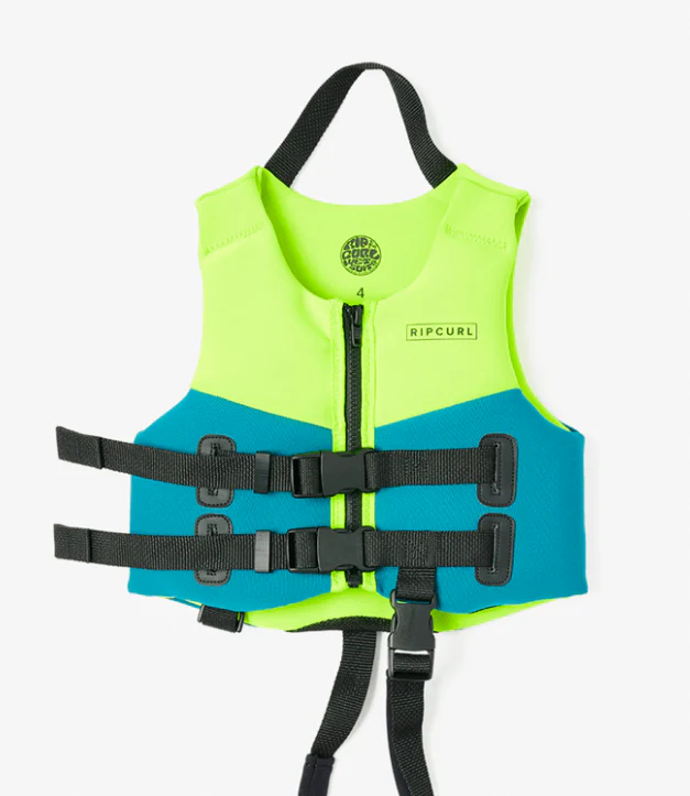Rip Curl Omega Junior Buoyancy Vest - Lime