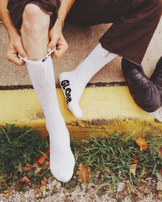 Globe Whiteout Sock (7-11) 5 Pack - White