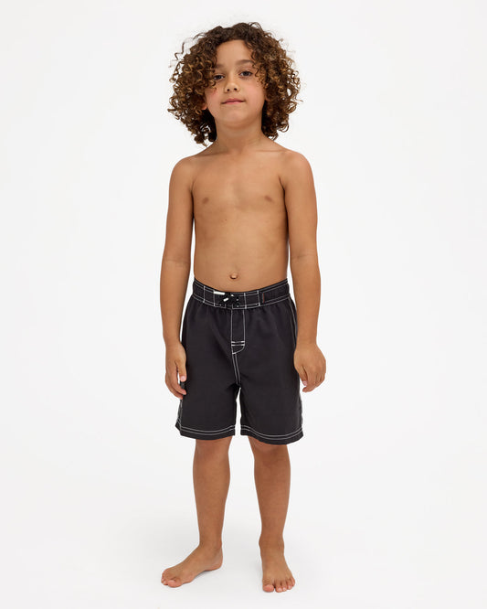 Billabong Groms Throw On Boardshort - Black