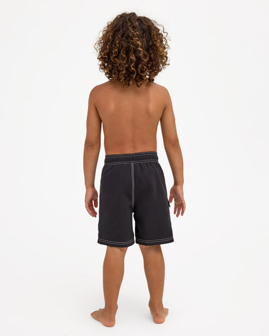 Billabong Groms Throw On Boardshort - Black