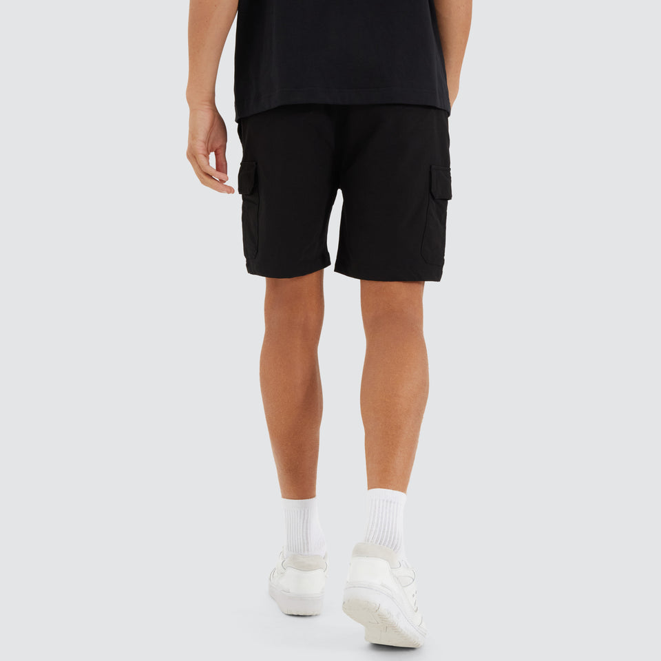 Nena And Pasadena S150 Slim Strech Cargo Short - Black