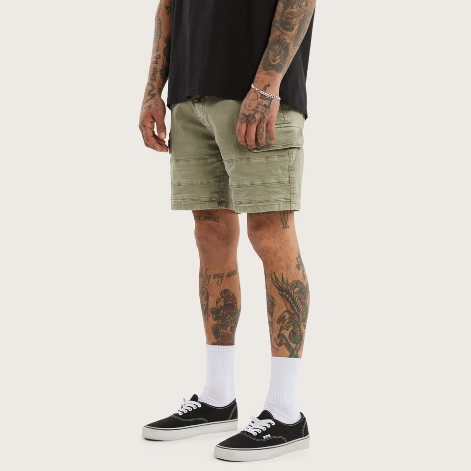 Kiss Chacey Salem Cargo Short - Vintage Khaki