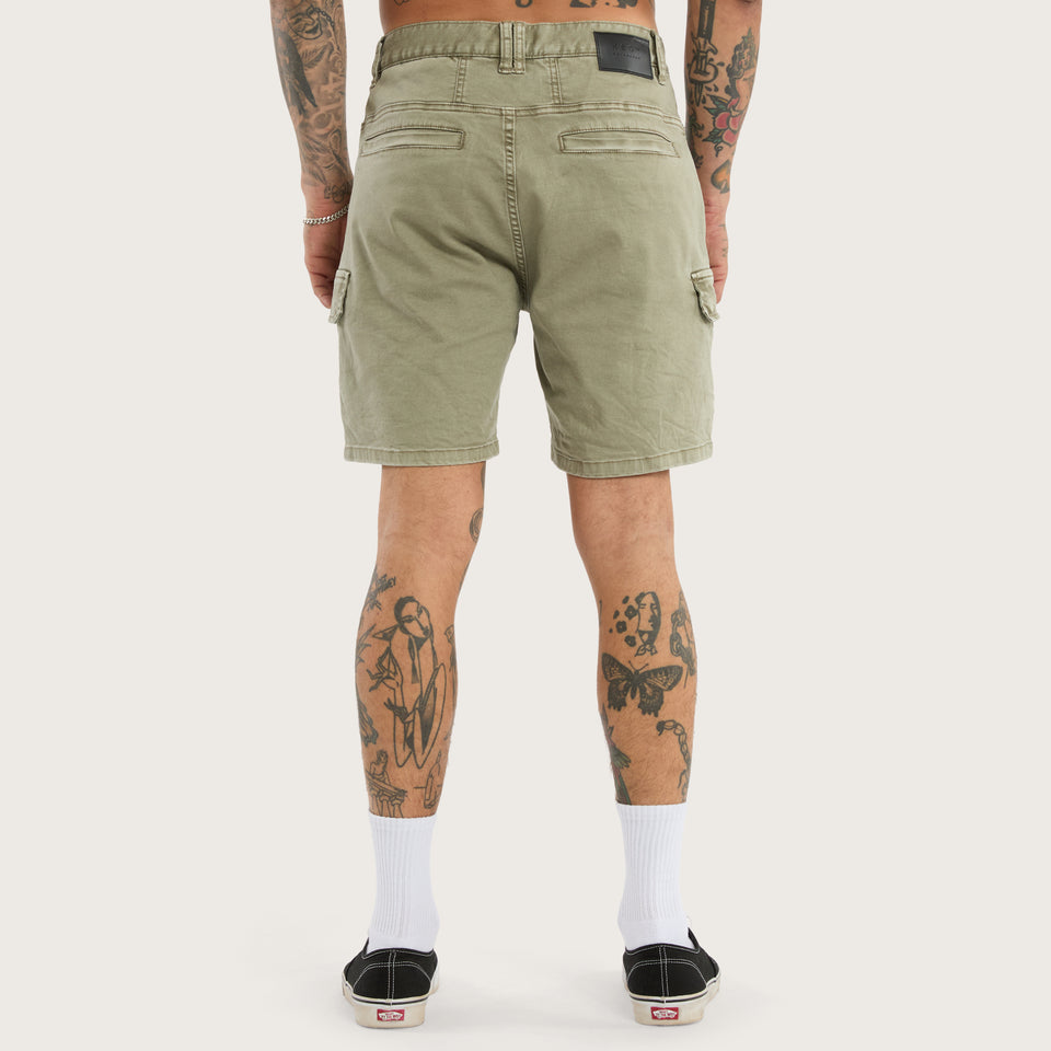 Kiss Chacey Salem Cargo Short - Vintage Khaki