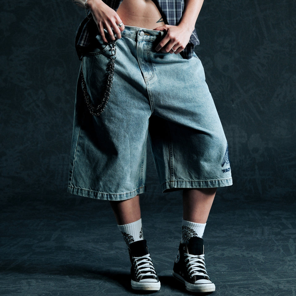 Kiss Chacey K6 Denim Jort - Trashed Blue