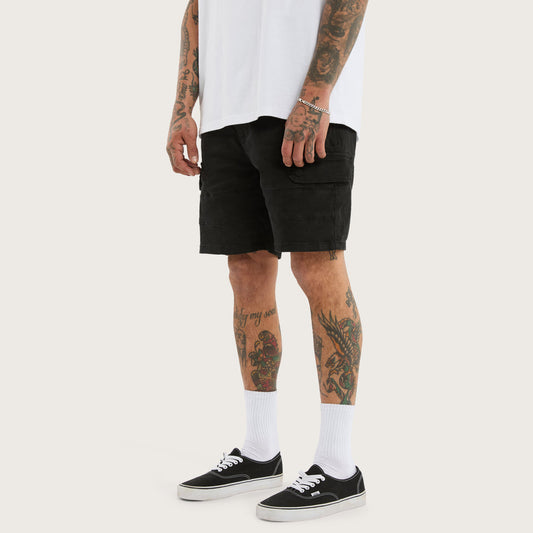 Kiss Chacey Salem Cargo Short - Obsidian Black