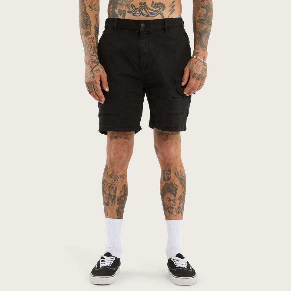 Kiss Chacey Salem Cargo Short - Obsidian Black