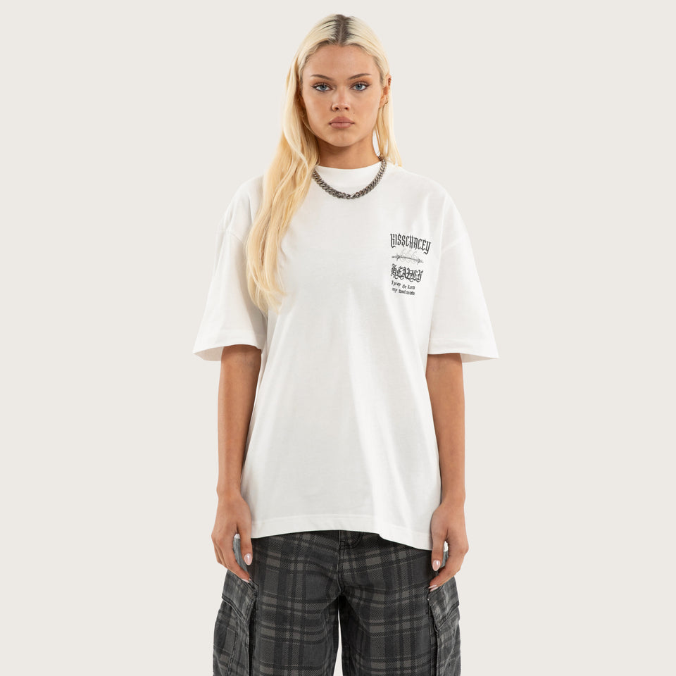Kiss Chacey Abyss Street Tee - Natural White