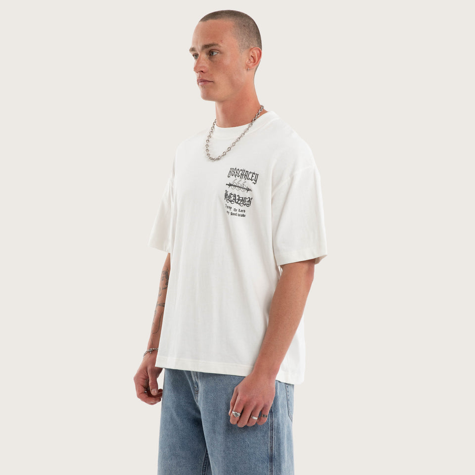 Kiss Chacey Abyss Street Tee - Natural White