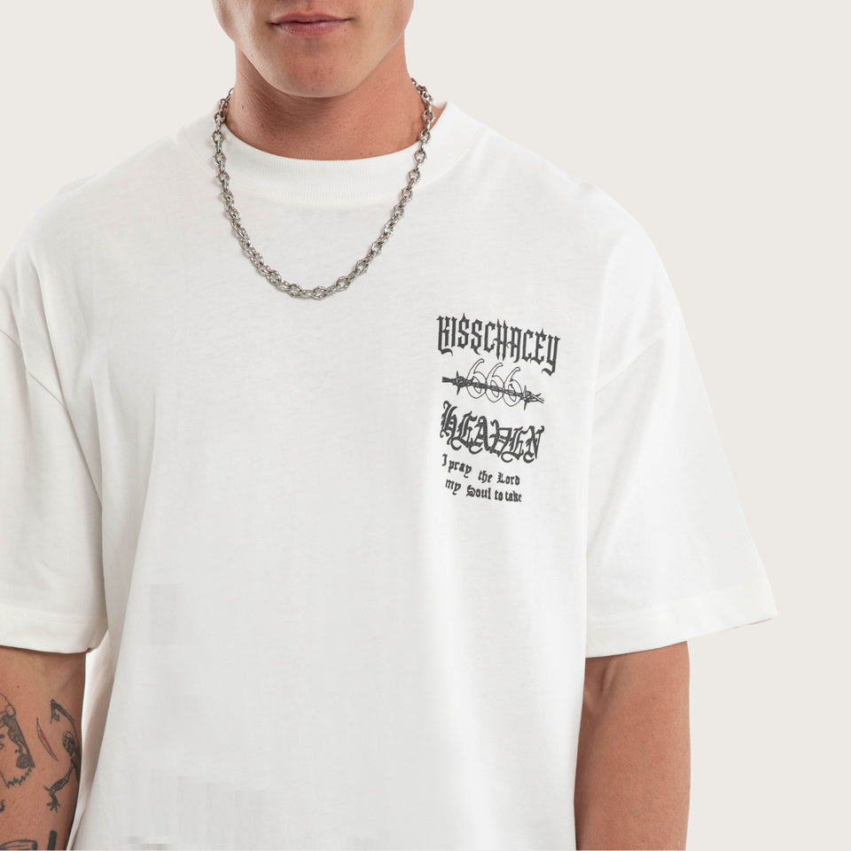 Kiss Chacey Abyss Street Tee - Natural White