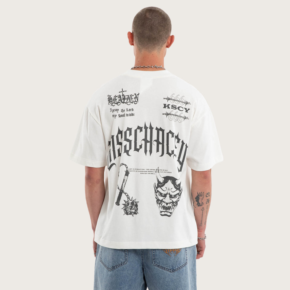 Kiss Chacey Abyss Street Tee - Natural White