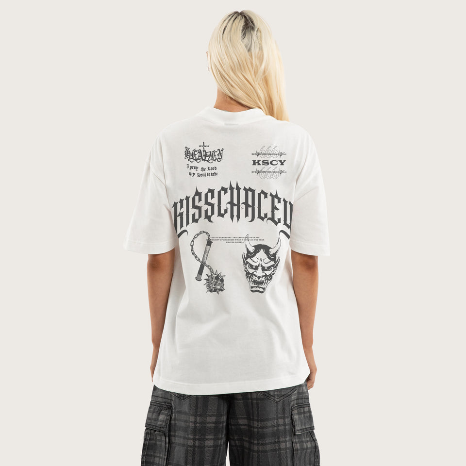 Kiss Chacey Abyss Street Tee - Natural White