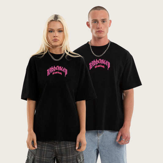 Kiss Chacey Shield Street Tee - Jet Black