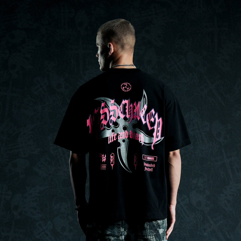 Kiss Chacey Shield Street Tee - Jet Black