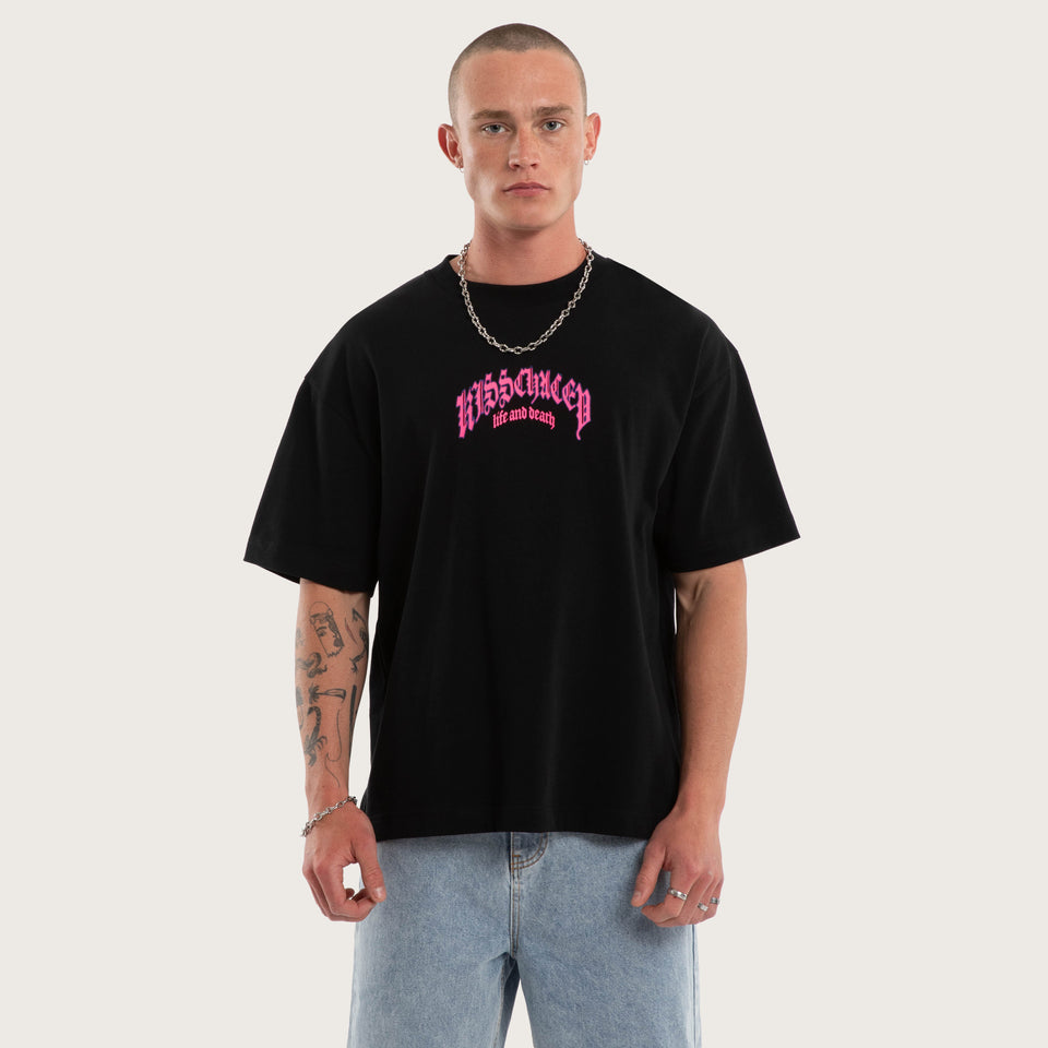 Kiss Chacey Shield Street Tee - Jet Black