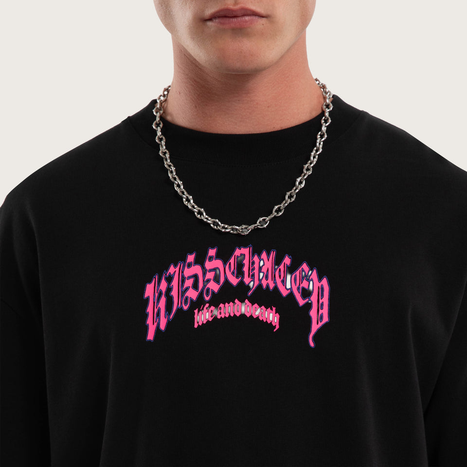 Kiss Chacey Shield Street Tee - Jet Black