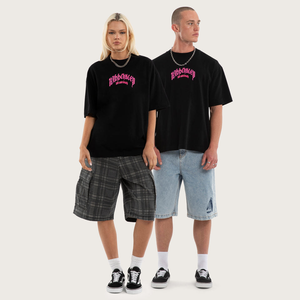 Kiss Chacey Shield Street Tee - Jet Black