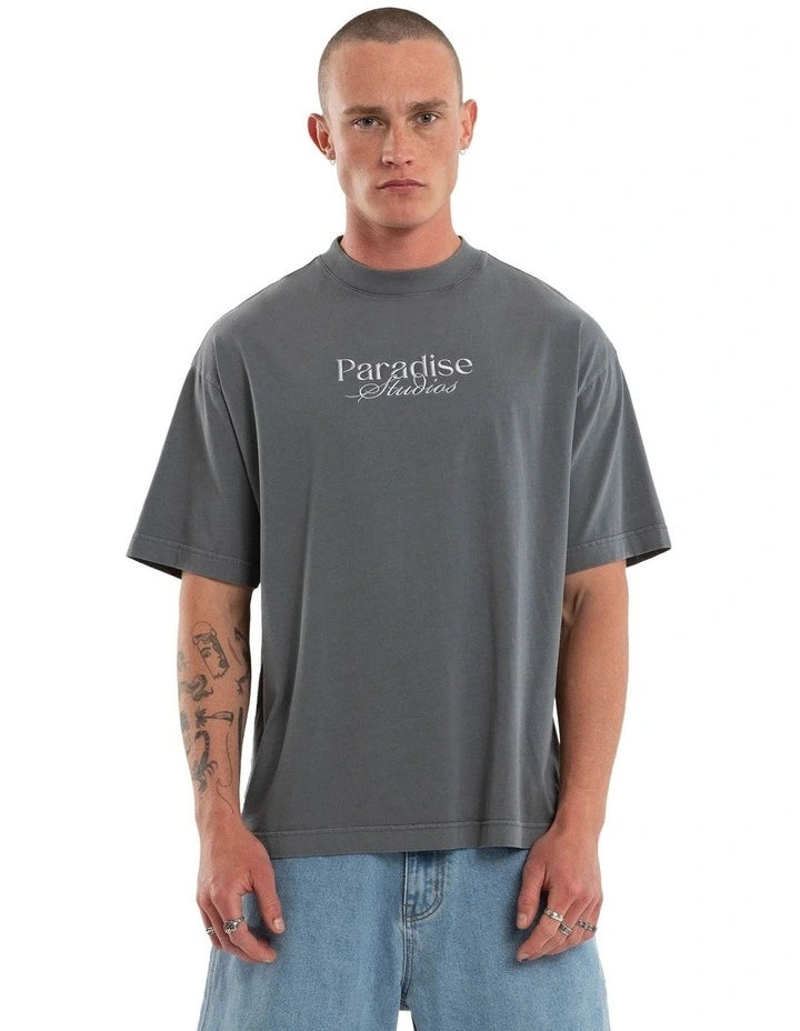 Nomadic Paradise Merch Street Tee - Pigment Dark Slate