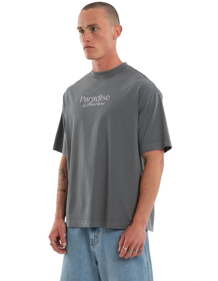 Nomadic Paradise Merch Street Tee - Pigment Dark Slate