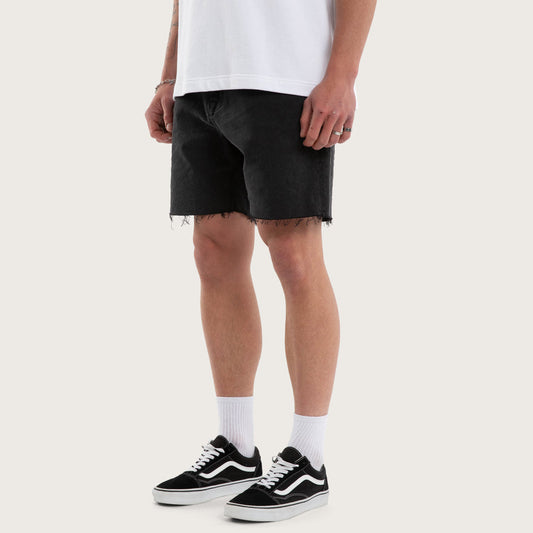 Kiss Chacey KS5 Slim Denim Short - Vintage Black