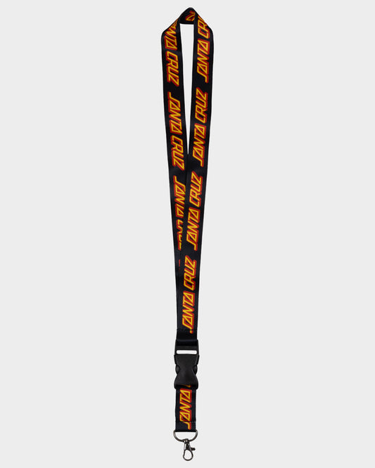 Santa Cruz Classic Strip Lanyard - Black