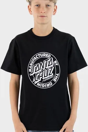 Santa Cruz MFG Dot Front Tee - Black