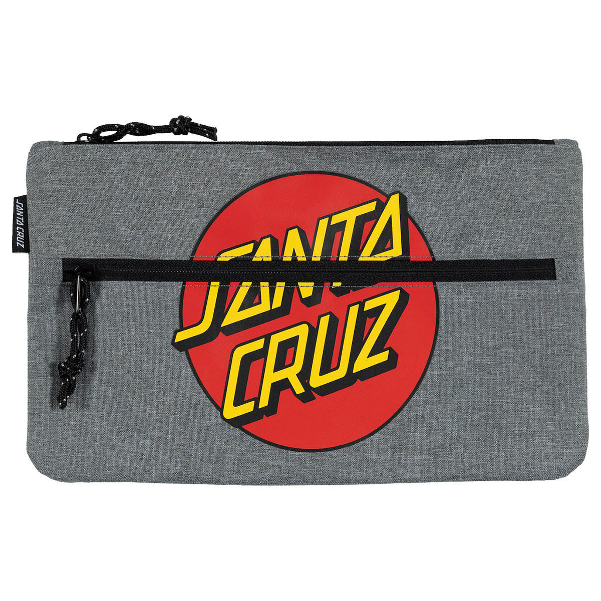 Santa Cruz Classic Dot Pencil Case - Grey Marle
