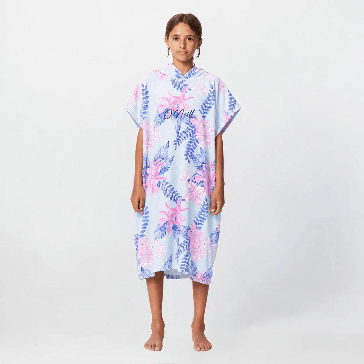 O'Neill Girls Hooded Change Towel - Tropic Azure