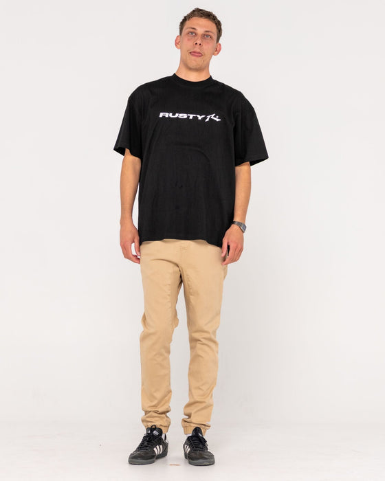 Rusty Hook Out Elastic Pant - Khaki