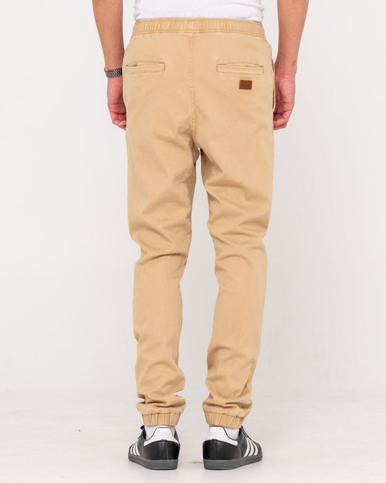 Rusty Hook Out Elastic Pant - Khaki