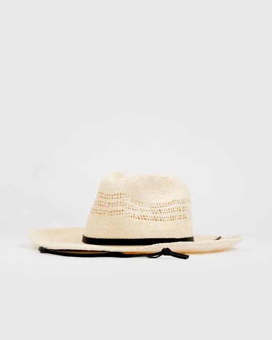 Rusty Rowdy Cowboy Straw Hat - Bone - Guys & Girls Surf n Street