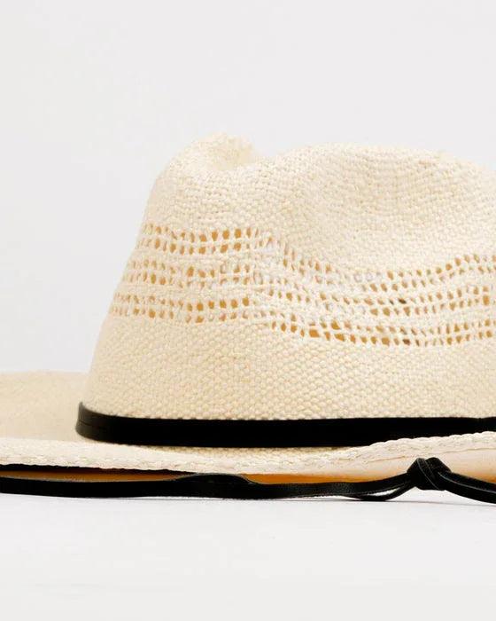 Rusty Rowdy Cowboy Straw Hat - Bone - Guys & Girls Surf n Street