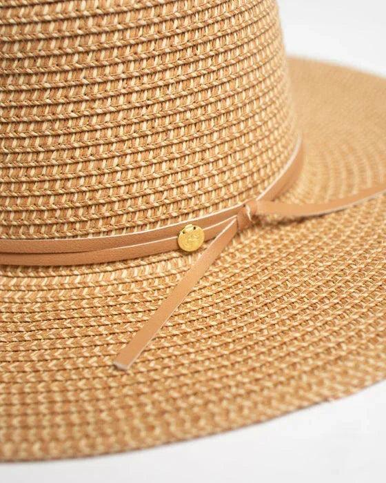 Rusty Gisele Straw Hat - Natural / Caramel - Guys & Girls Surf n Street