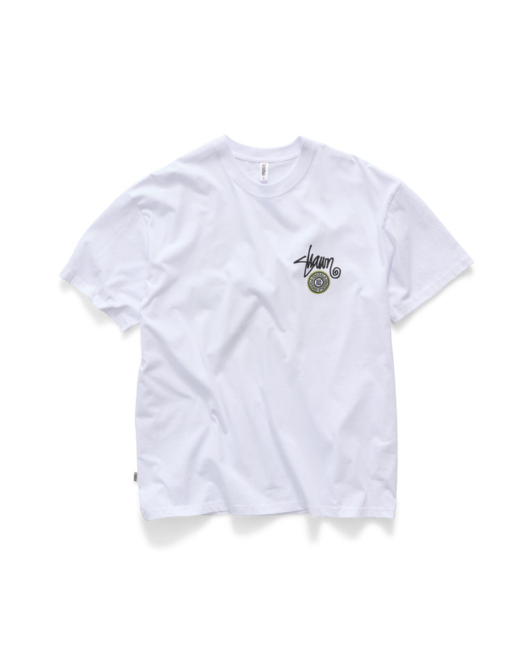 S-Double Tack Dot Tee - White