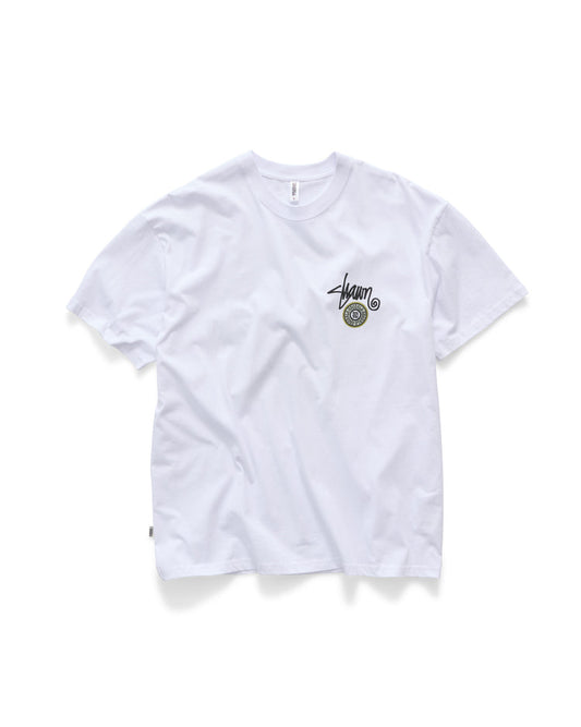 S-Double Tack Dot Tee - White
