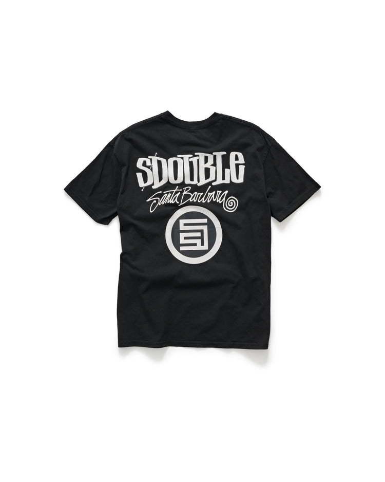 S-Double Combo Platter Tee - Washed Black