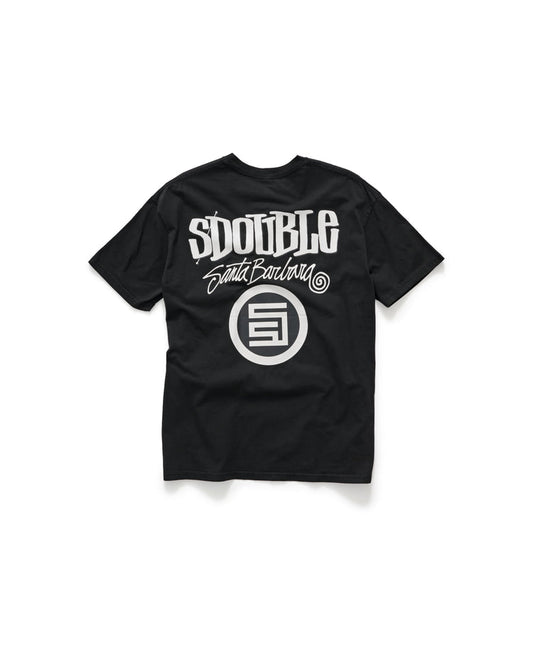 S-Double Combo Platter Tee - Washed Black