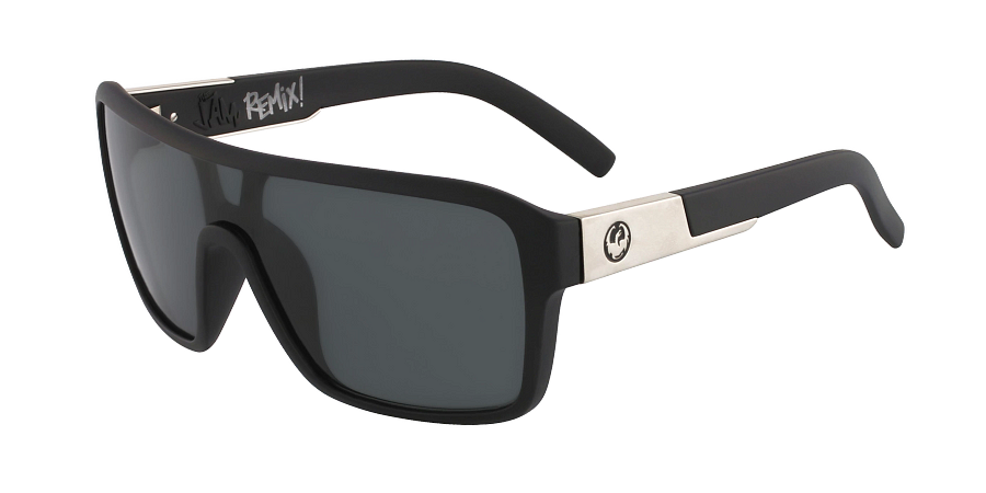 Dragon Remix - Matte Black / Lumalens Smoke Polarized