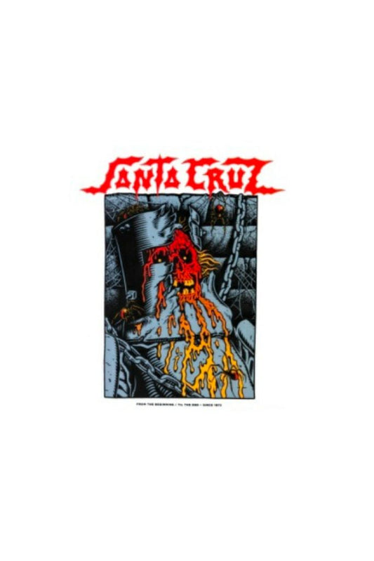 Santa Cruz Pace Dungeon Sticker - Red