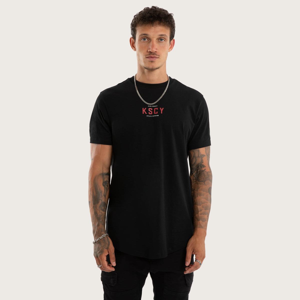 Kiss Chacey Void Dual Curved Tee - Jet Black